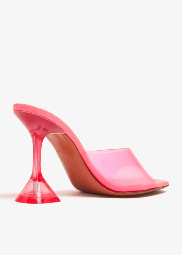 Amina Muaddi Pre-Loved Lupita mules for Women - Pink in UAE | Level Shoes