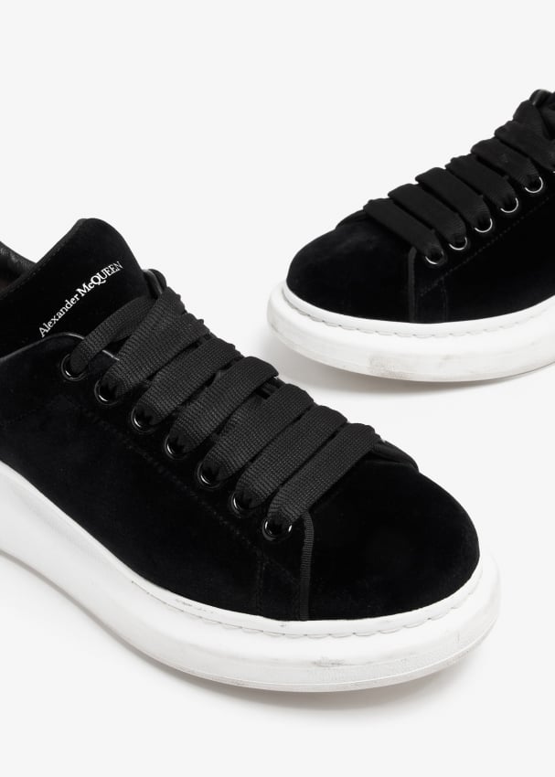 Alexander mcqueen velvet sneakers best sale