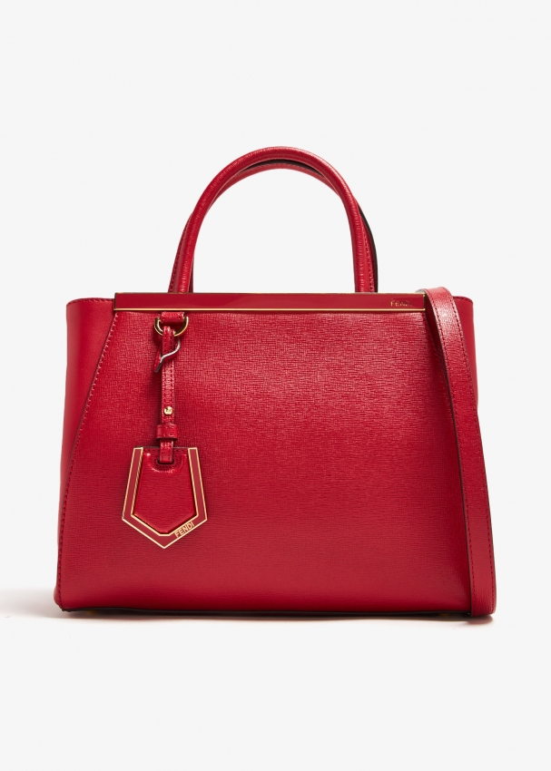 Fendi Pre Loved Mini 2Jours bag for Women Red in KSA Level Shoes