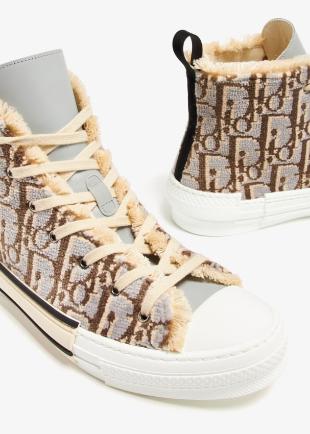 Dior high top sneakers oblique online