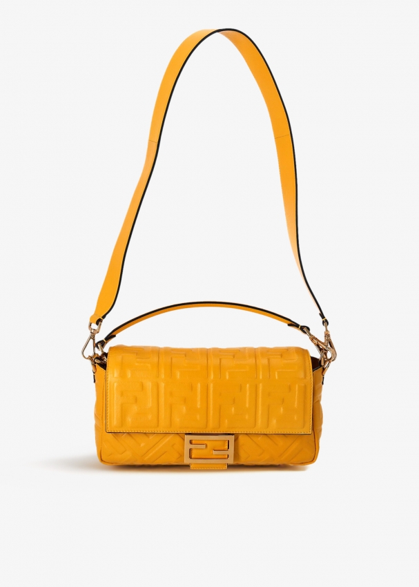 Fendi Pre Loved Baguette bag for Women Yellow in KSA Level Shoes