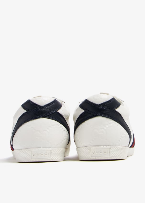 Navy gucci sneakers online