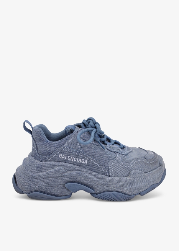 Balenciaga Pre Loved Triple S sneakers for Women Blue in UAE Level Shoes