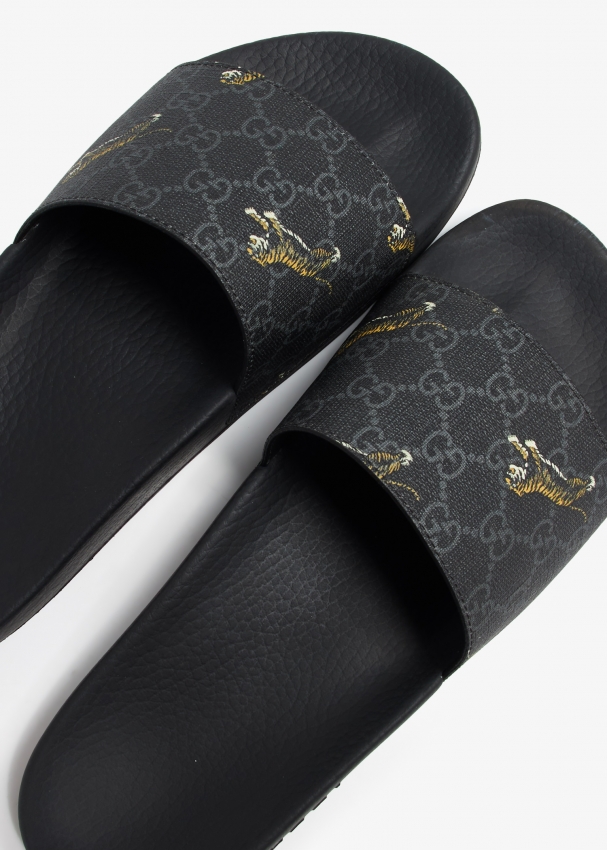 Gucci tiger slides men online