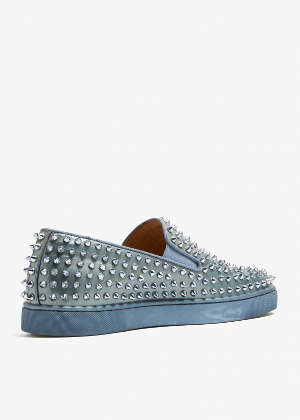 Christian Louboutin Pre Loved Roller Boat sneakers for Men Blue in KSA Level Shoes