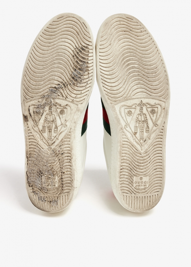 Gucci Pre Loved New Ace sneakers for Men White in KSA Level Shoes