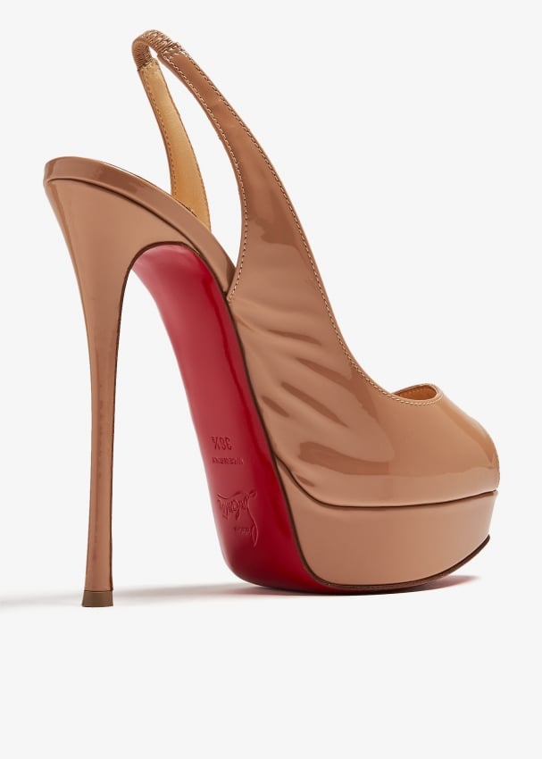 Louboutin lady peep slingback online