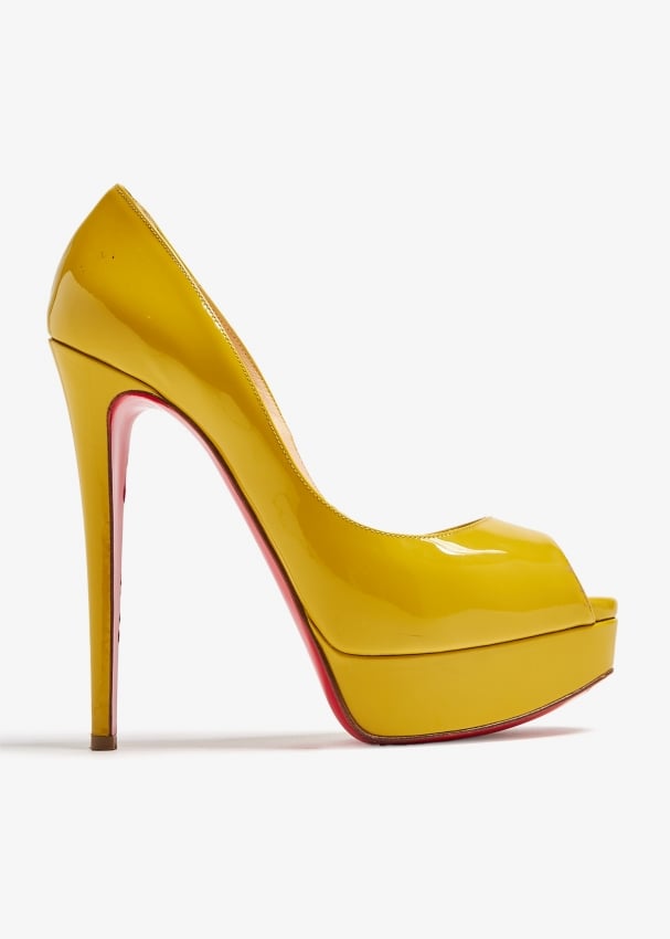 Lady peep toe louboutin hotsell