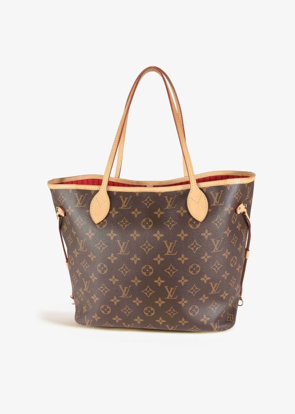 Louis Vuitton Pre Loved Neverfull MM tote bag for Women Brown in Oman Level Shoes