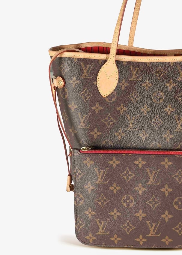 Louis Vuitton Pre Loved Neverfull MM tote bag for Women Brown in UAE Level Shoes