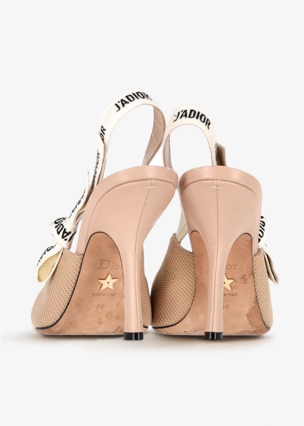 Dior ribbon slingback hotsell