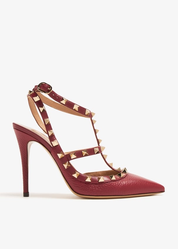 All red valentino rockstud hotsell