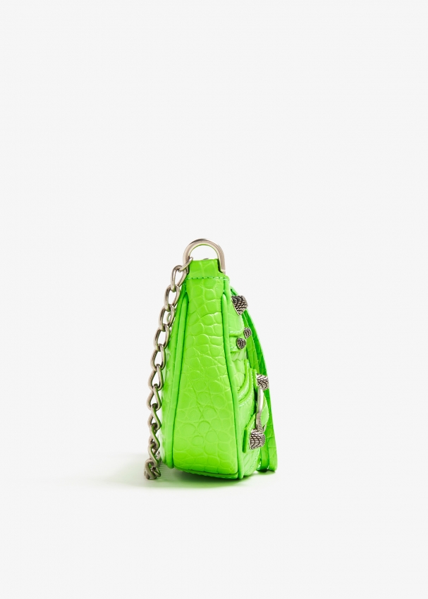 Balenciaga Pre Loved Le Cagole mini chain bag for Women Green in KSA Level Shoes