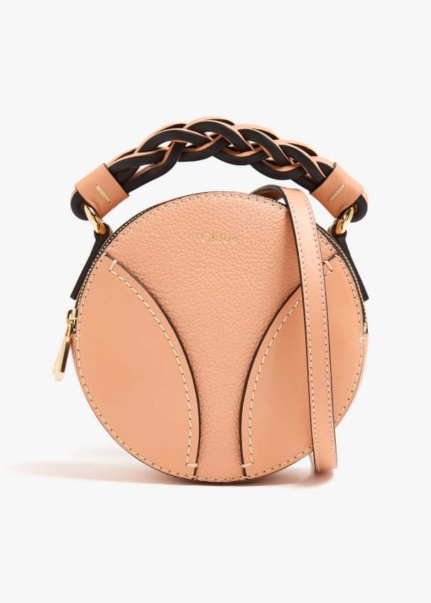 Chloe Pre Loved Mini Daria round bag for Women Pink in KSA Level Shoes