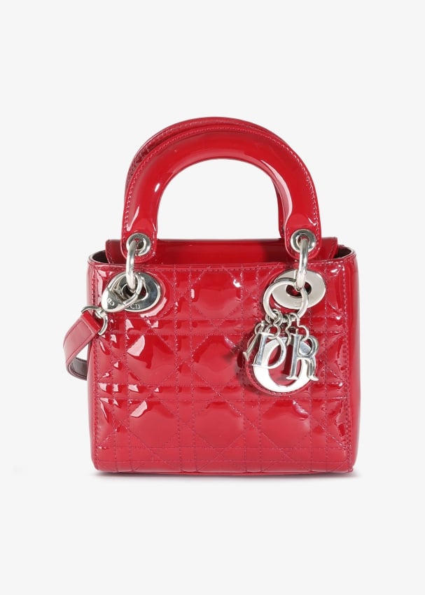 Dior Pre Loved Mini Lady Dior bag for Women Red in UAE Level Shoes