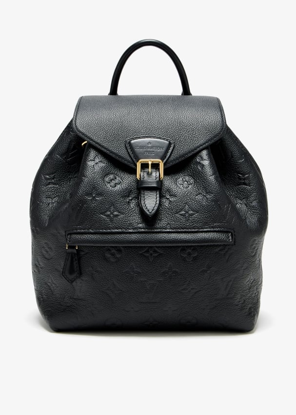 Louis vuitton black backpack women's best sale