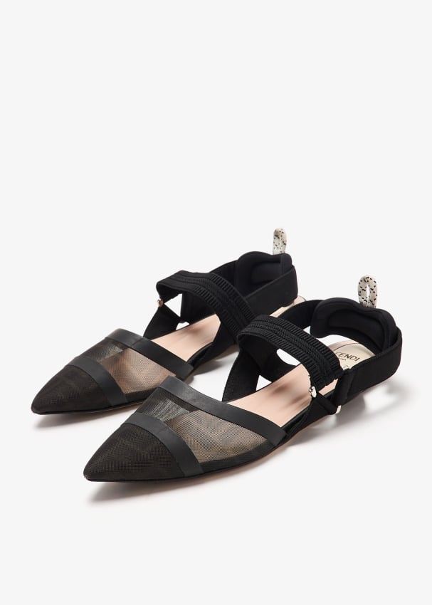 Fendi slingback flats on sale