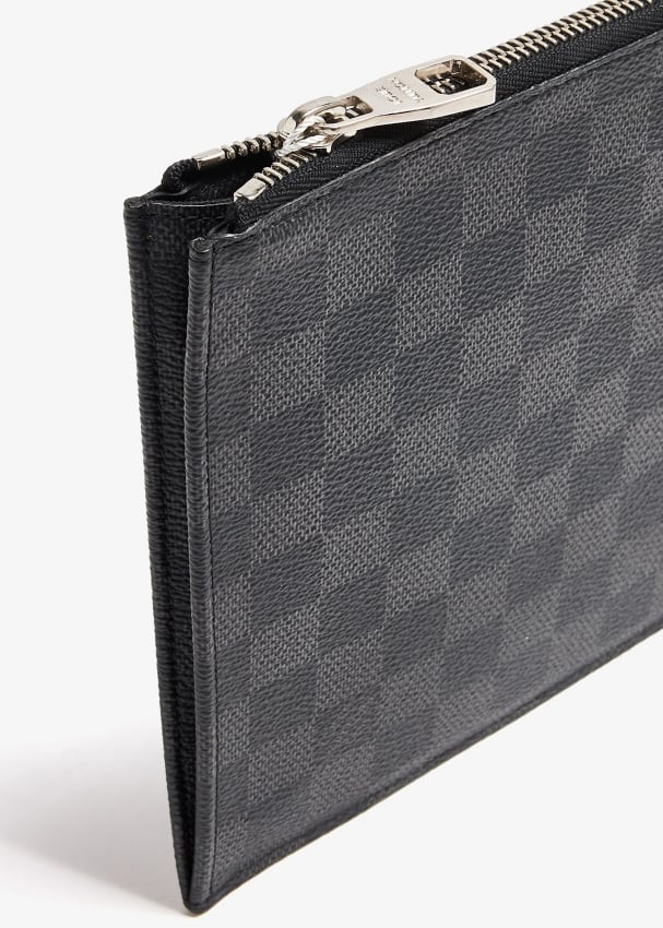 Louis Vuitton Pre Loved Damier Graphite Jour PM pochette for Men Black in KSA Level Shoes