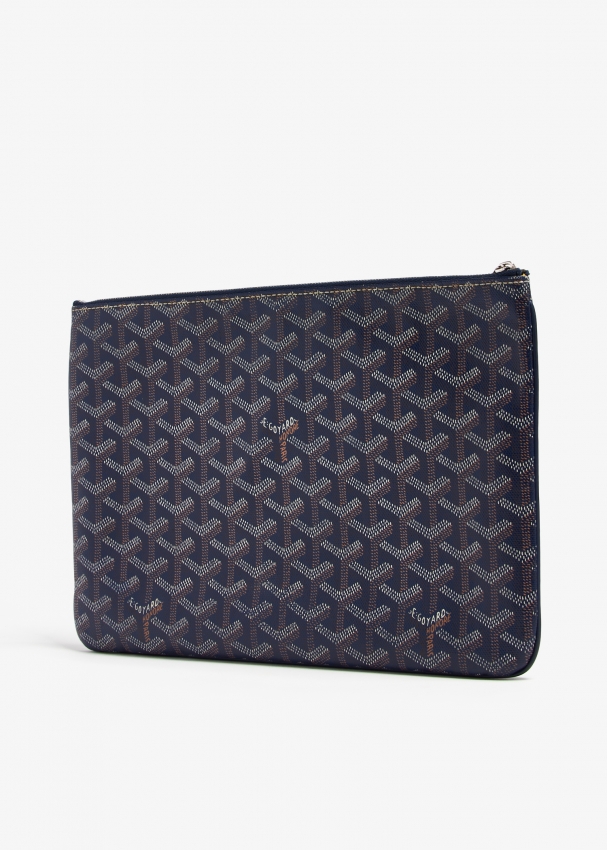 Goyard Pre Loved Senat MM pouch for Women Blue in KSA Level Shoes