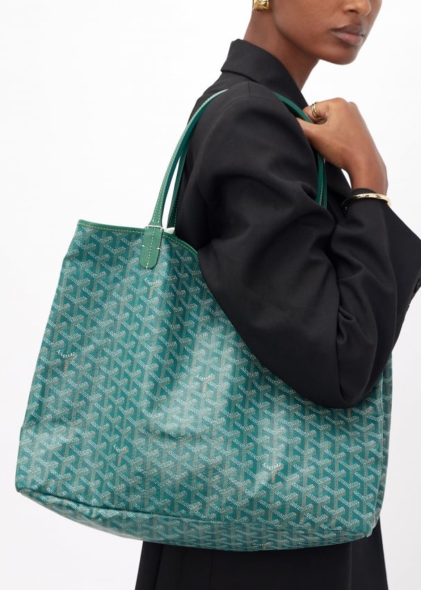 Goyard Pre-Loved Saint Louis GM bag for Women - Green in KSA | Level Shoes