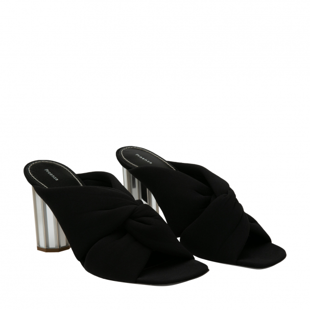 Proenza Schouler Knotted mules for Women Black in UAE Level Shoes