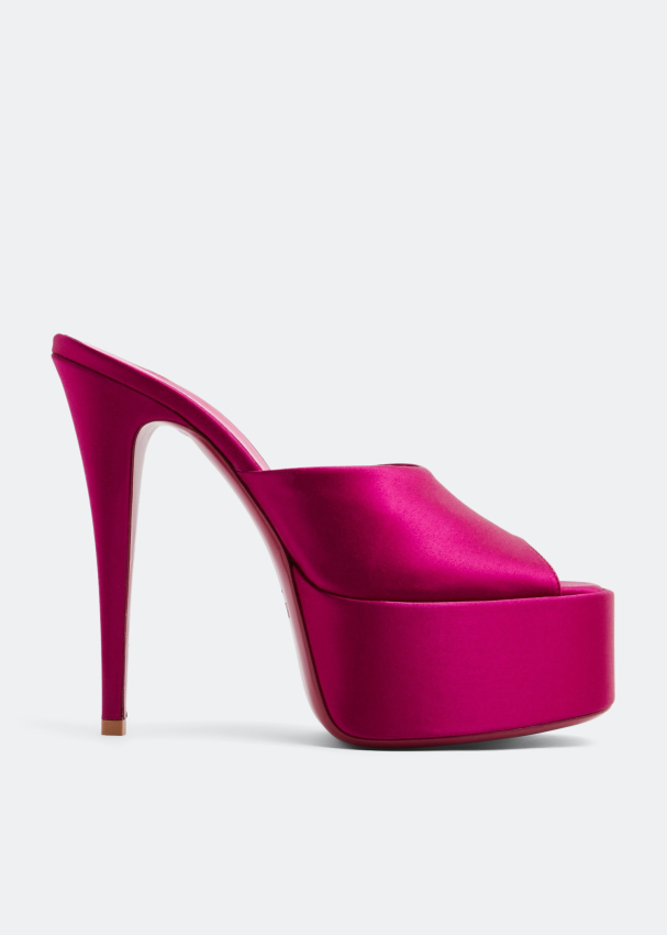 Paris Texas Marina mules for Women - Pink in UAE | Level Shoes