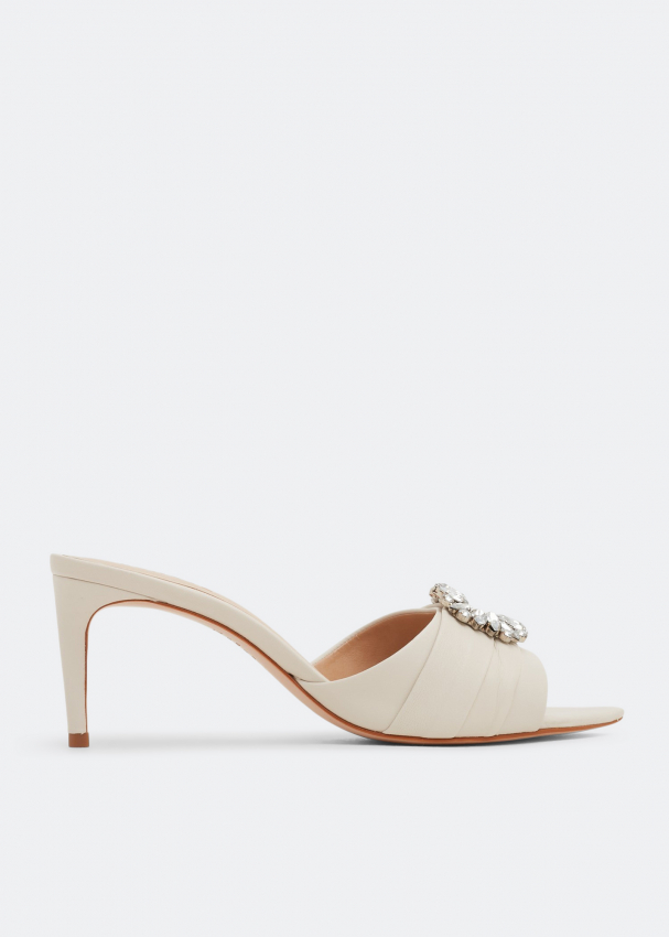 Schutz Meisho mid-heel sandals for Women - White in UAE | Level Shoes