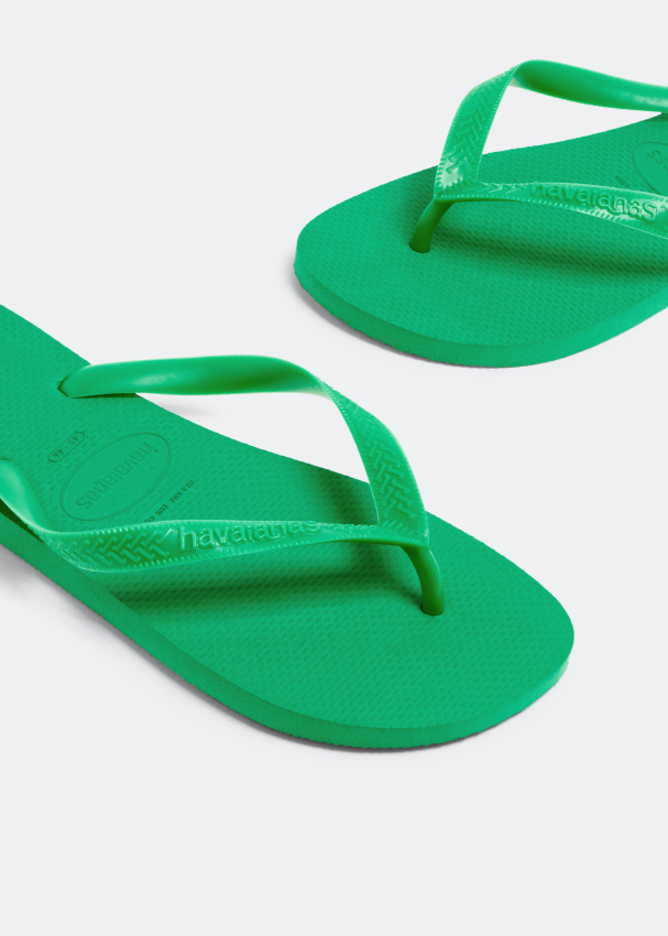 Havaianas Top rubber flip flops for Women - Green in UAE | Level Shoes