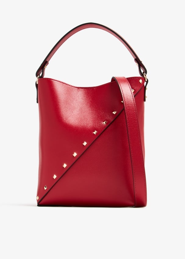 Valentino Garavani Rockstud Wispy bucket bag for Women Red in KSA Level Shoes