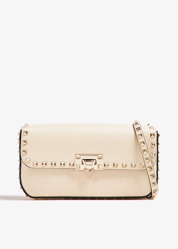 Valentino Garavani Rockstud crossbody bag for Women Cream in KSA Level Shoes