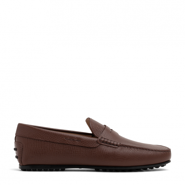 Tod's City Gommini penny loafers for Men - Brown in UAE | Level Shoes