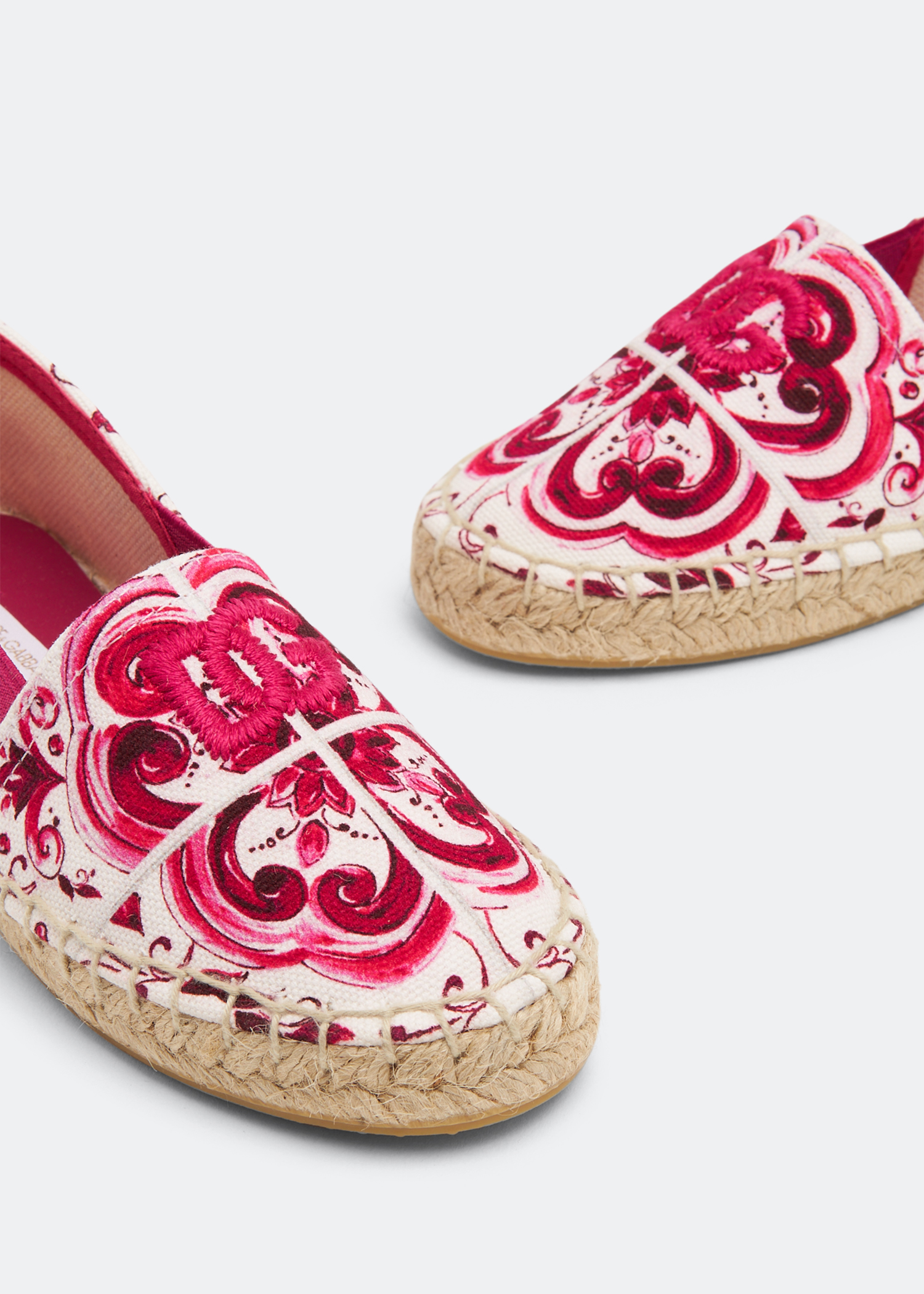 

Printed espadrilles, Pink