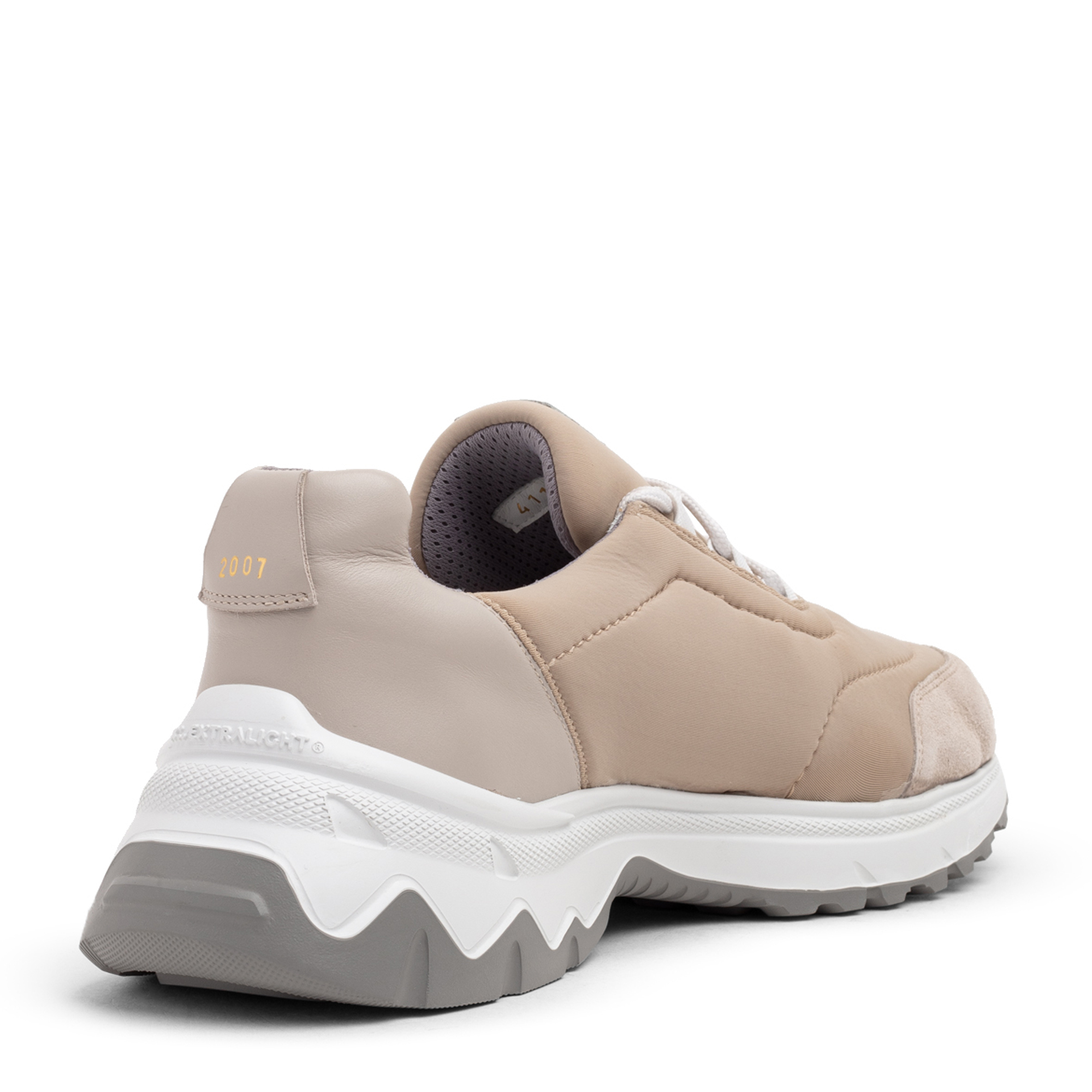 

Technical running sneakers, Beige