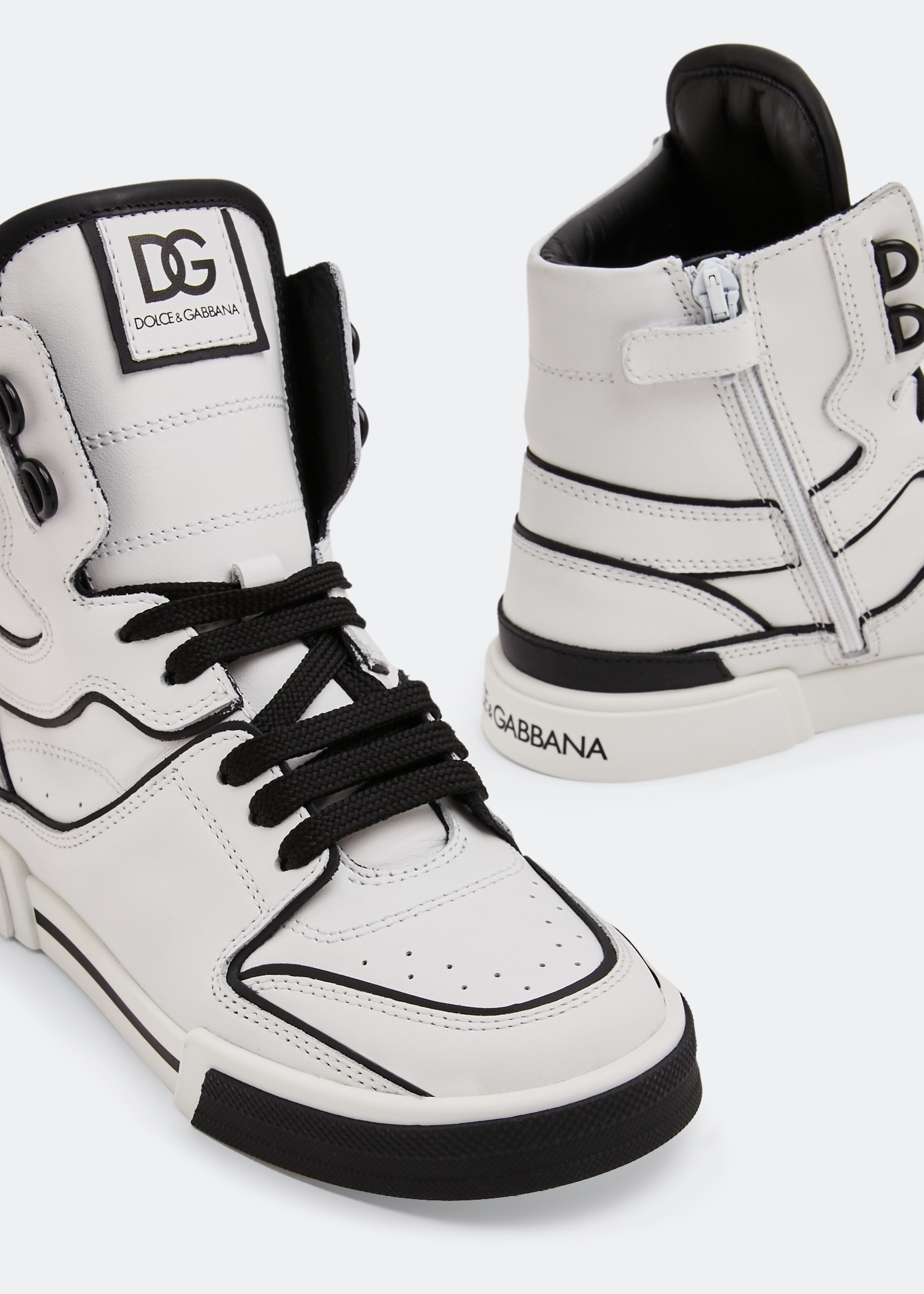 

Portofino New Roma high-top sneakers, White