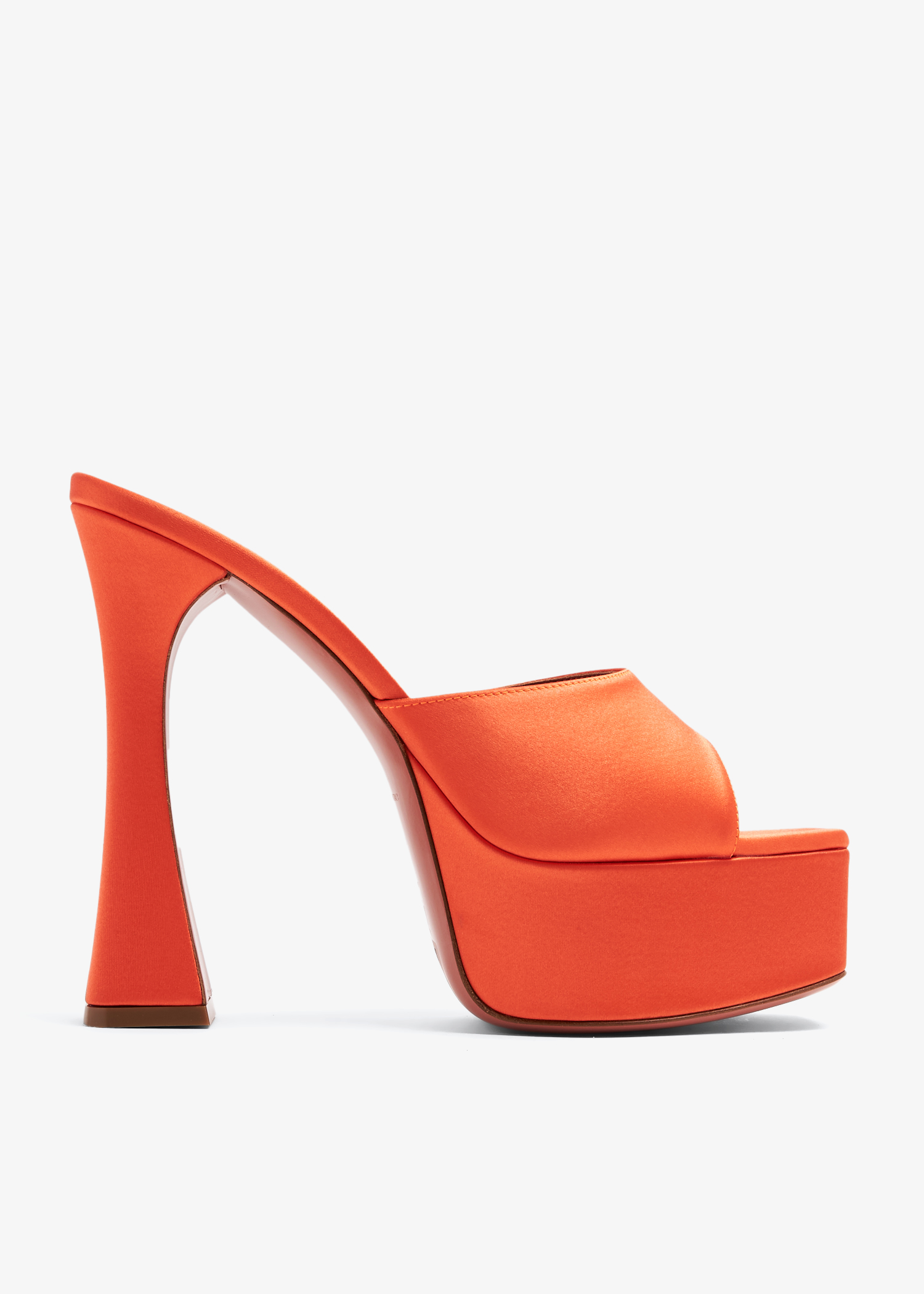 

Dalida platform mules, Orange