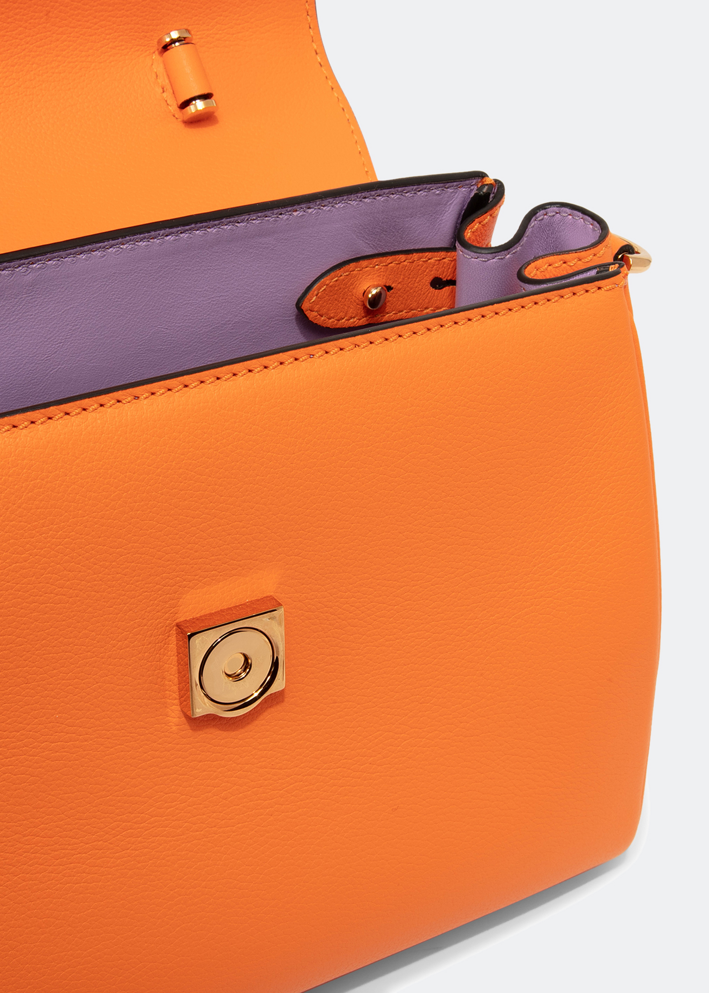 

La Medusa medium top handle bag, Orange