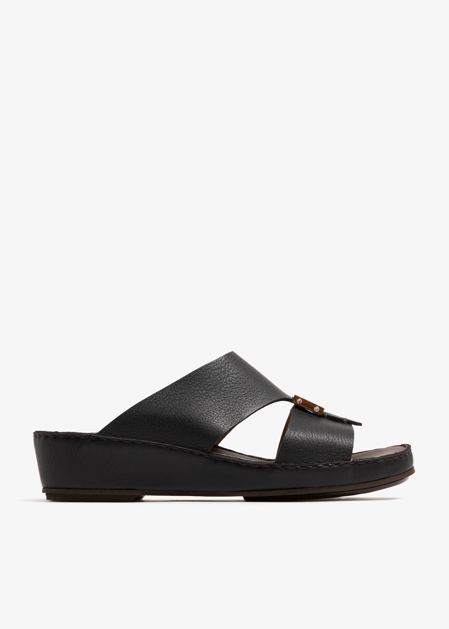 

Quadratura Isola Lustre sandals, Black