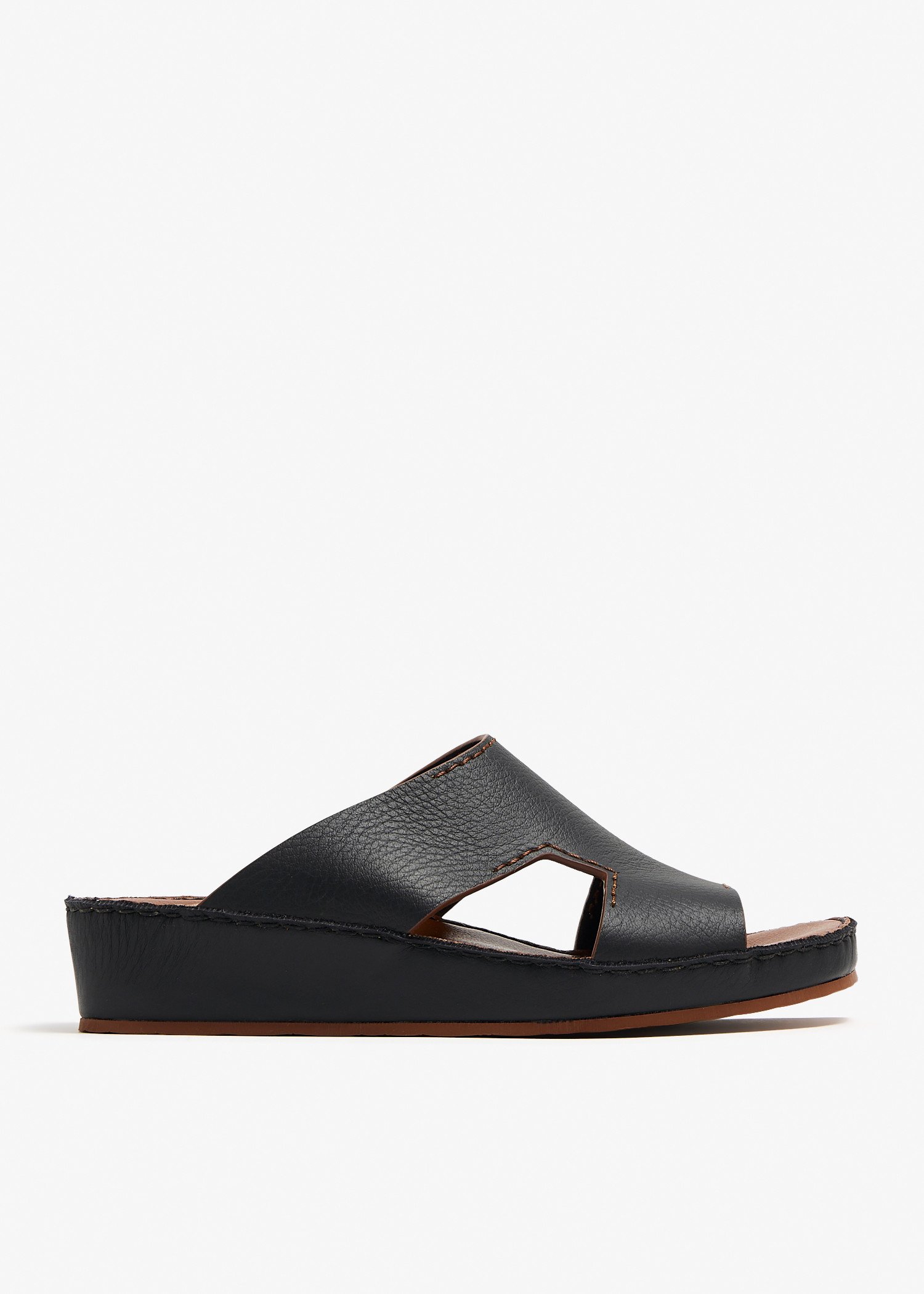 

Arca Inclinato deercalf sandals, Black