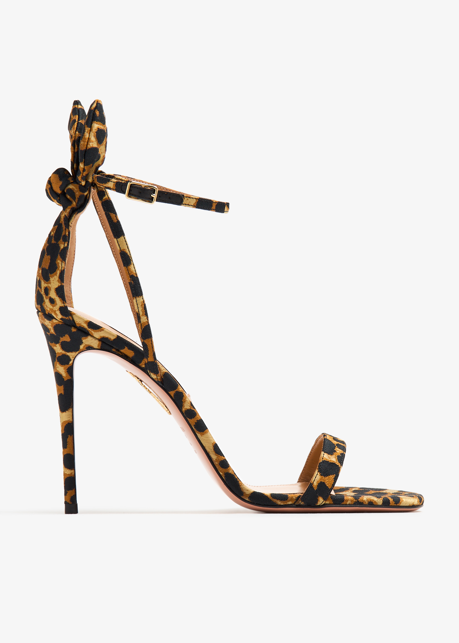 Aquazzura Bow Tie 105 sandals for Women - Animal print in UAE 