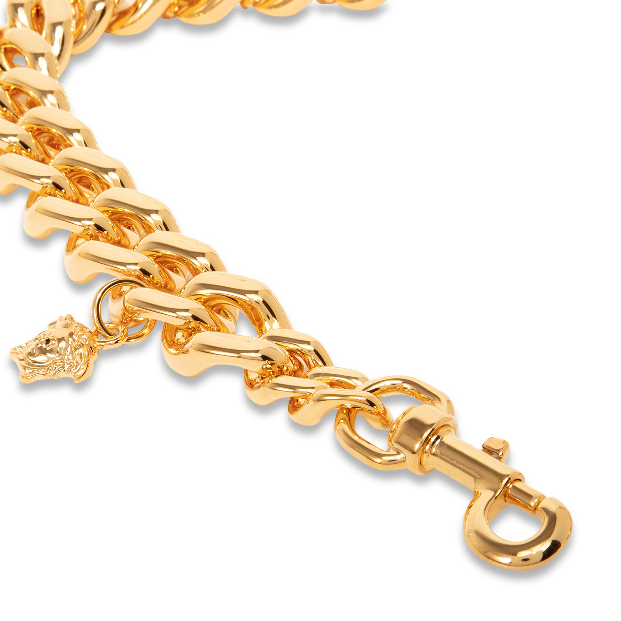 

La Medusa shoulder chain strap, Gold