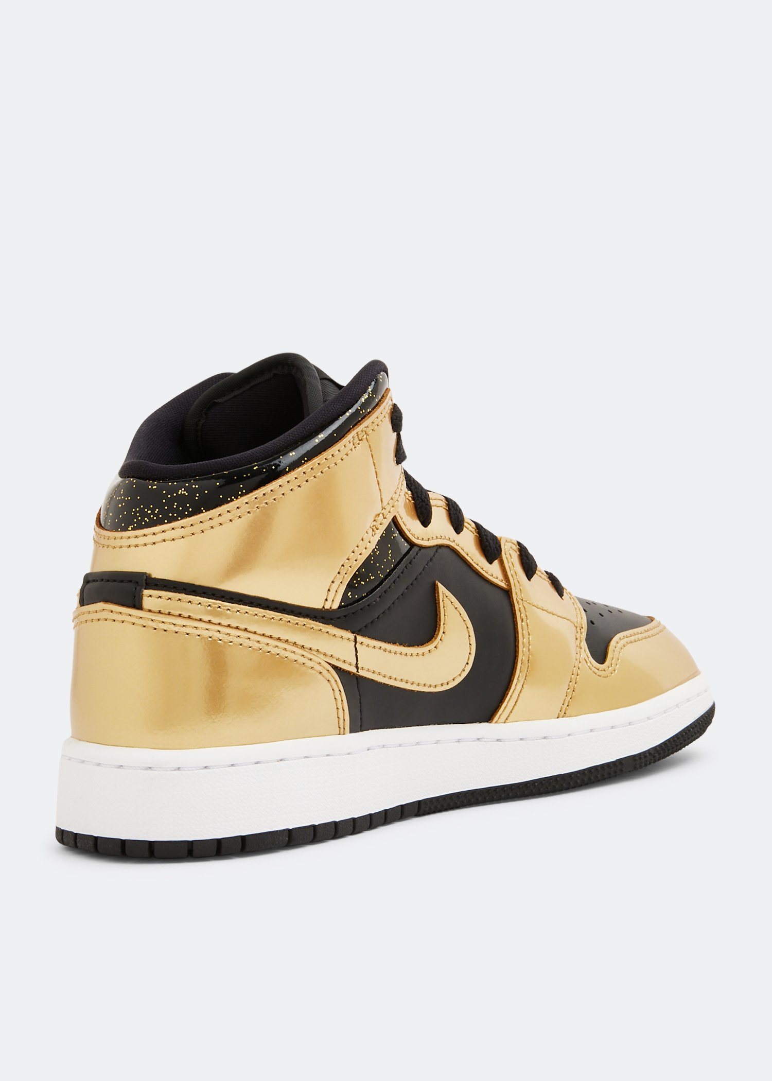 

Air Jordan 1 Mid 'Metallic Gold' sneakers, Black