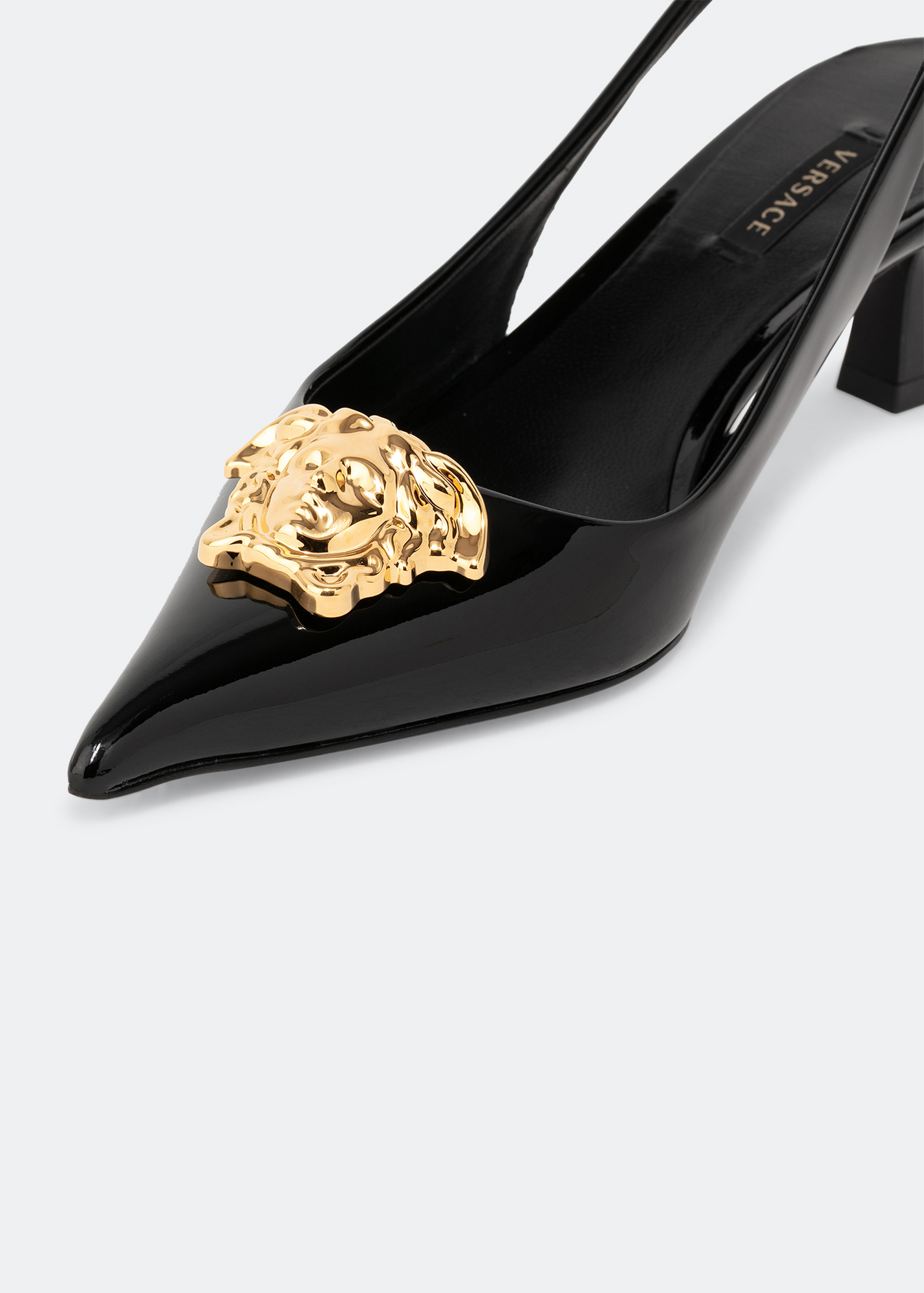 Versace La Medusa slingback pumps for Women - Black in KSA | Level 