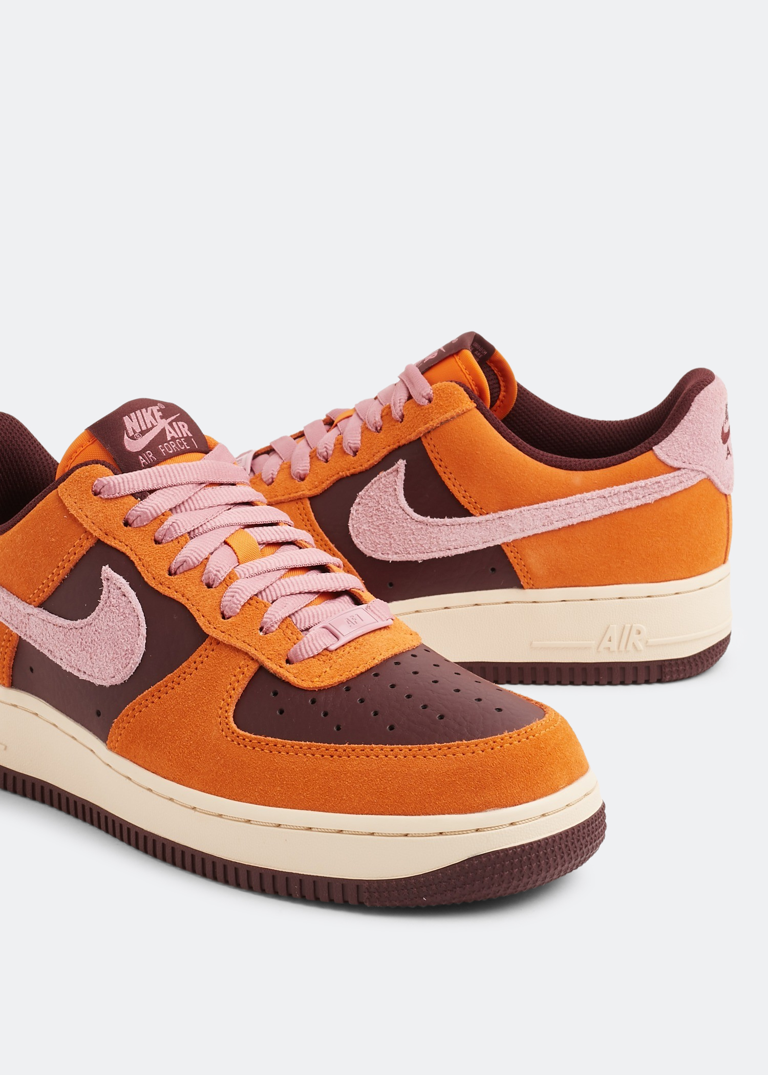 Orange nike shoes air force sale