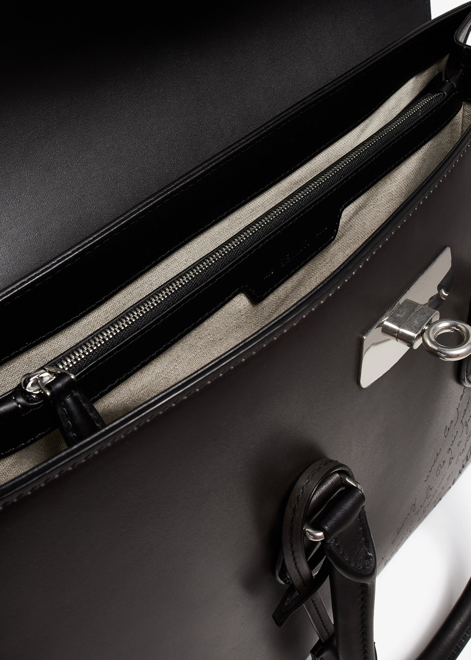 Berluti E'Mio Scritto leather briefcase for Men - Black in UAE