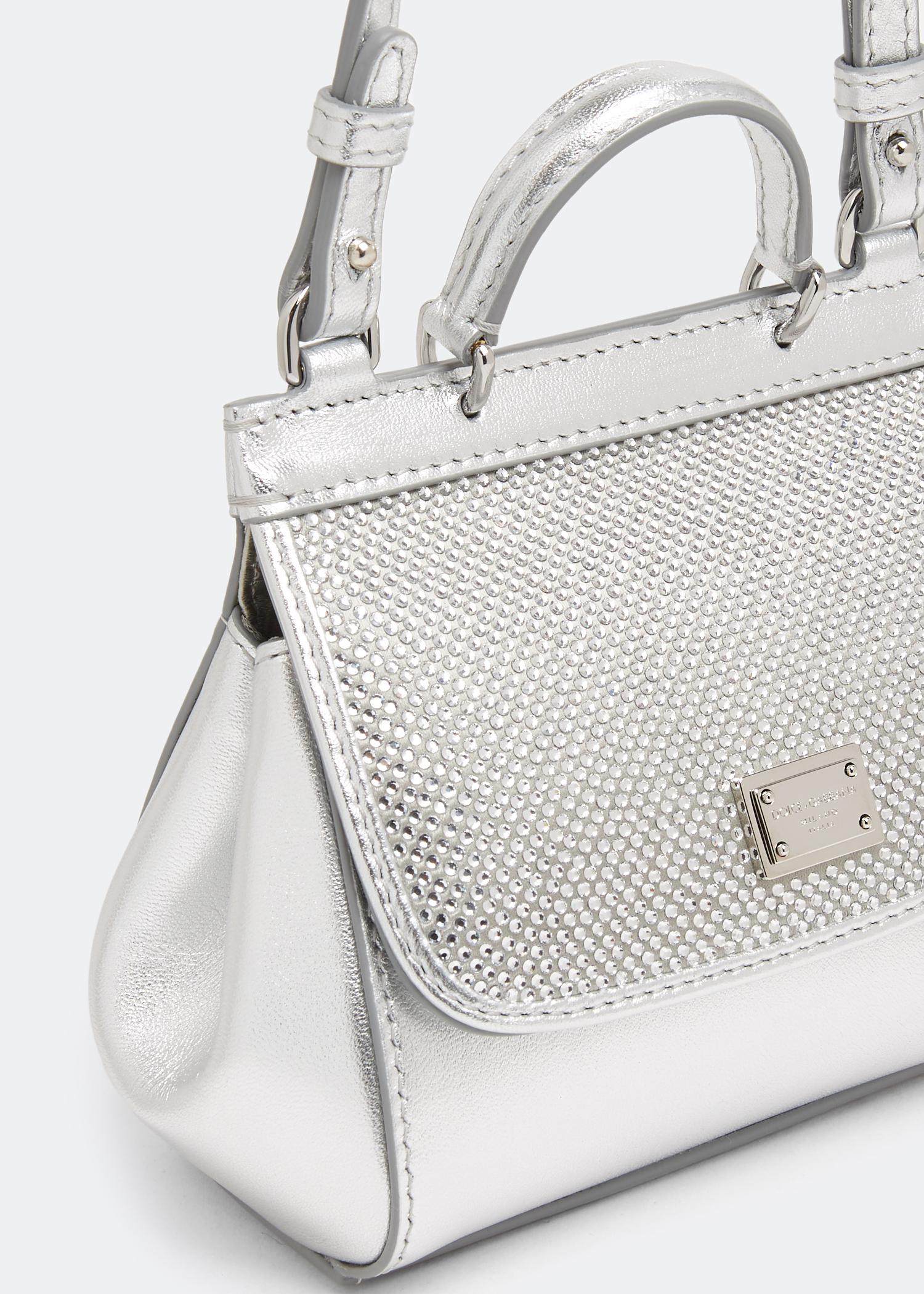 

Sicily mini bag, Silver