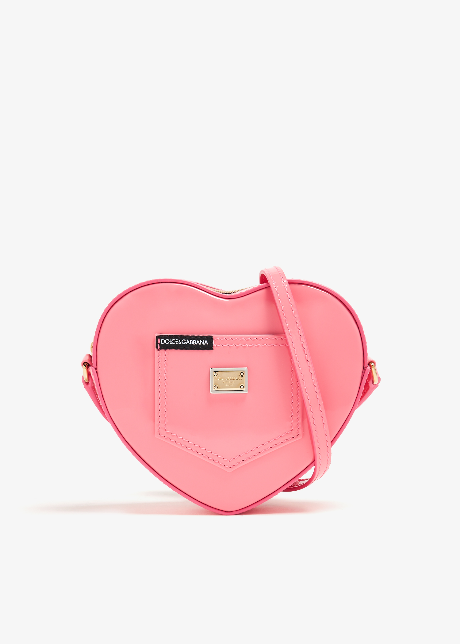 Dolce&Gabbana Heart crossbody bag for Girl - Pink in UAE | Level Shoes