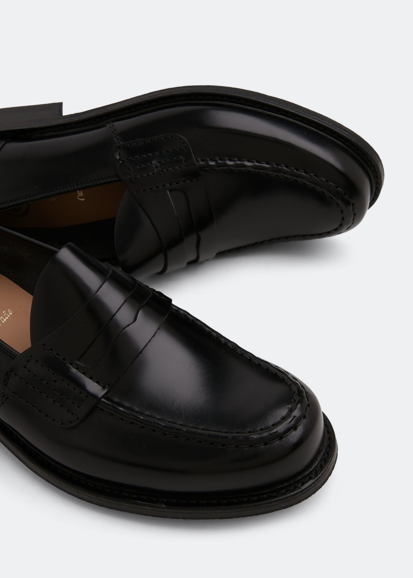 

Dubai leather loafers, Black