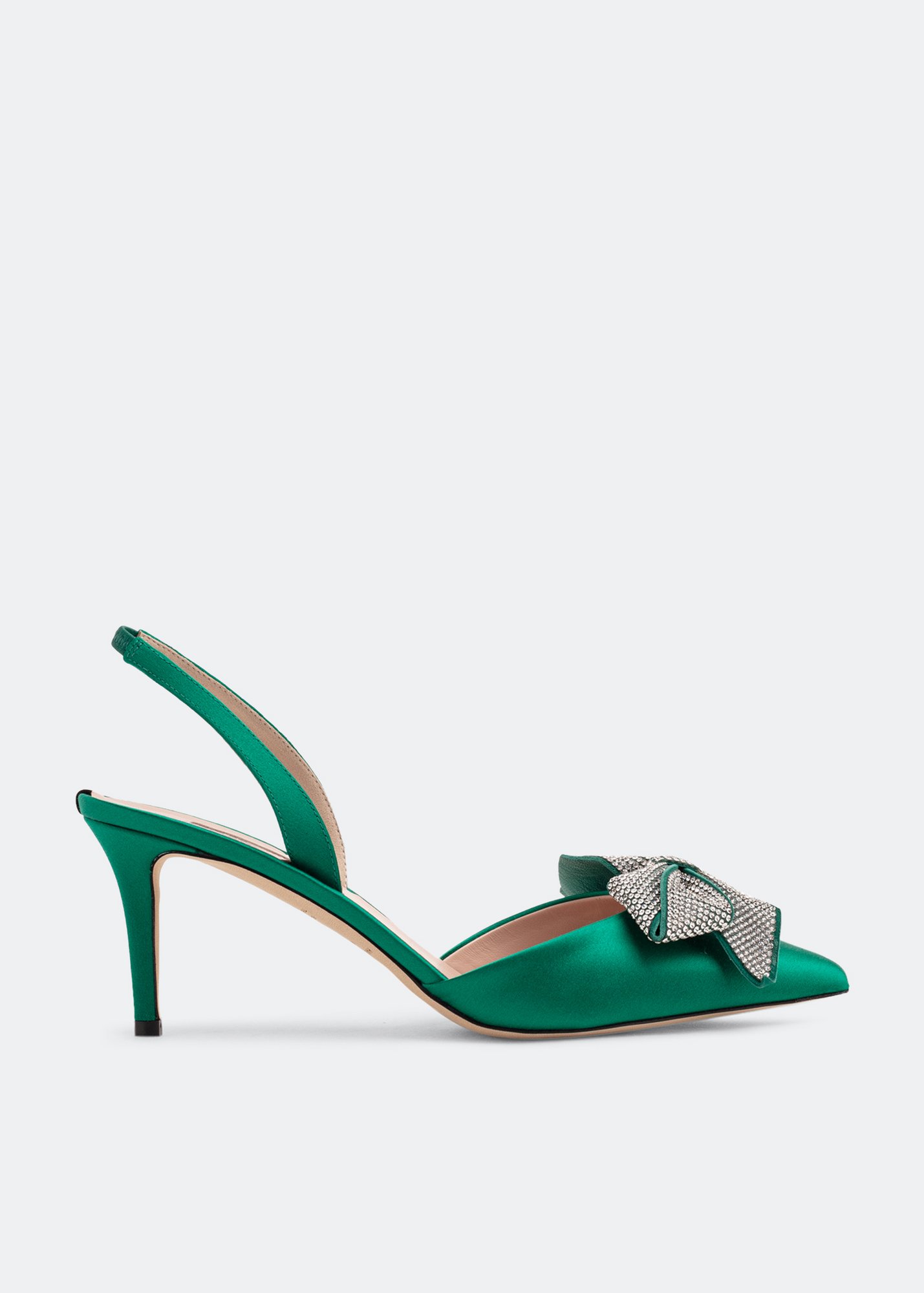 

Emmanuel slingback pumps, Green