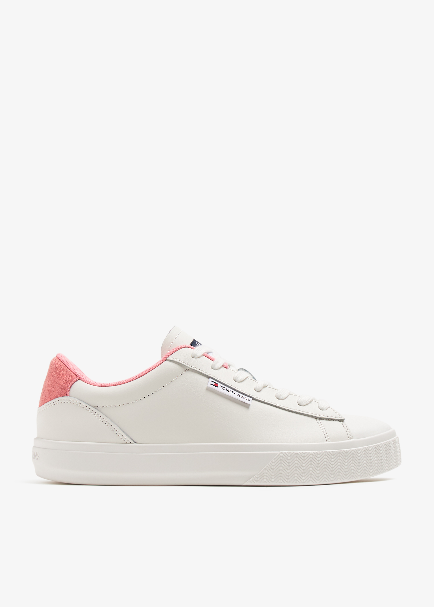 

Essential leather sneakers, White