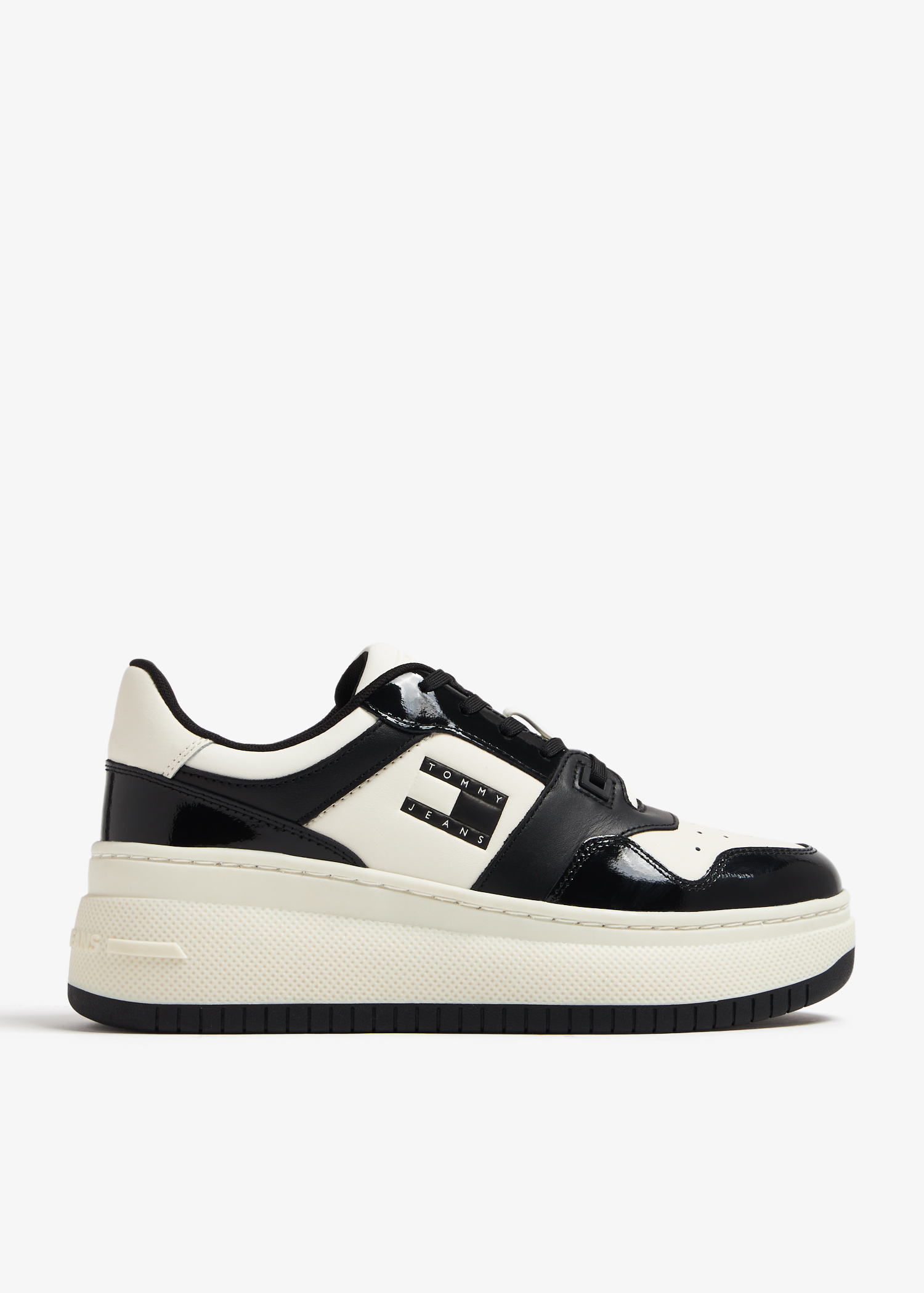 

Retro Basketball flatform sneakers, Black